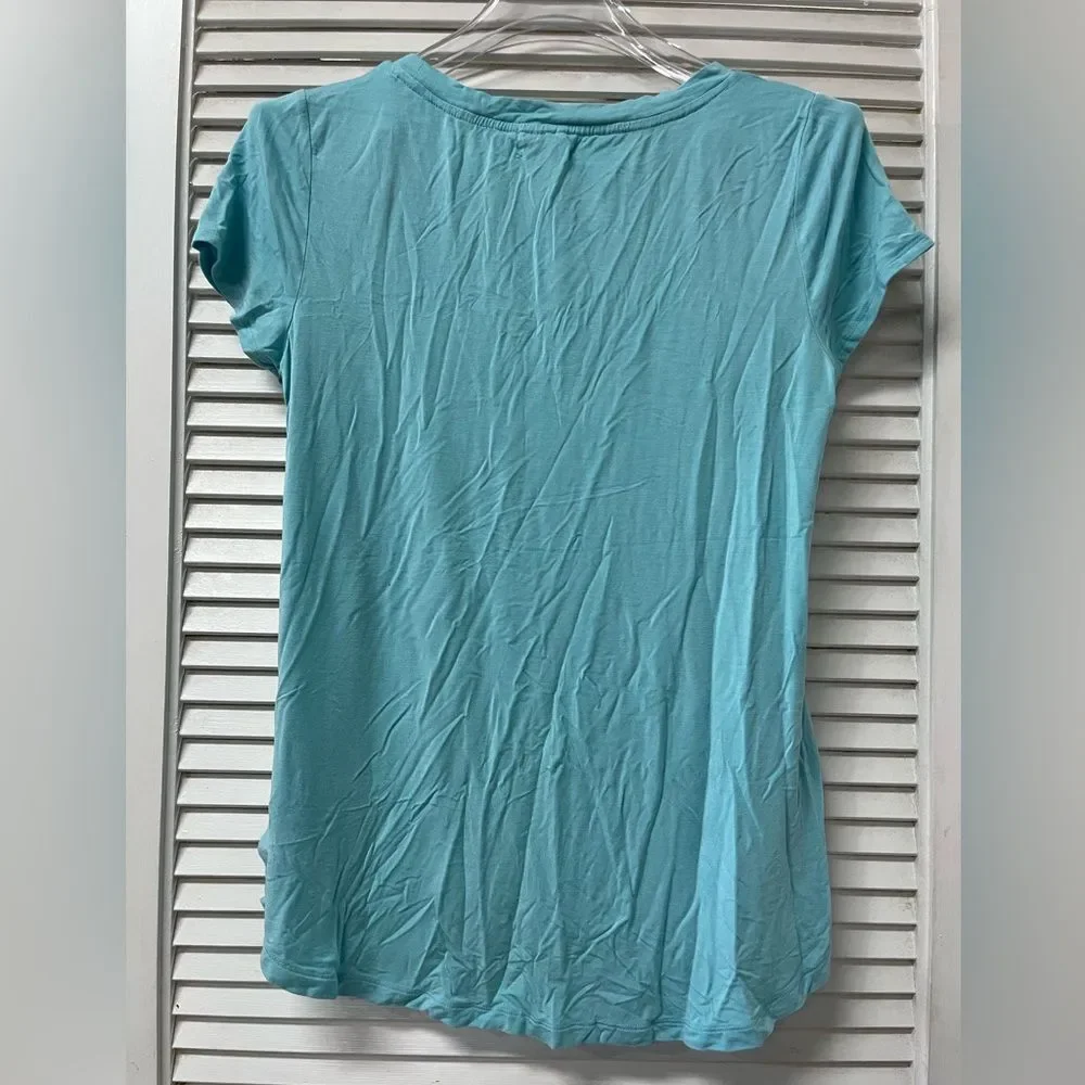 Cupio Teal Short Sleeve Top - Picture 2 of 5